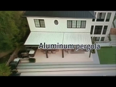 Pergola innovante en aluminium avec toit métallique: une solution extérieure intelligente, robuste et élégante