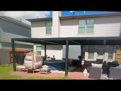 Pergola en aluminium durable et élégant avec toit métallique: votre oasis extérieure parfaite