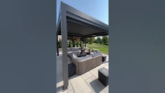 La pergola en aluminium est une pergola.